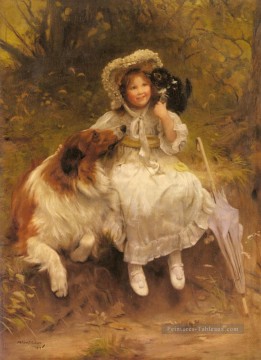  Elsley Galerie - Il a t blessé Vous enfants idylliques Arthur John Elsley Impressionnisme